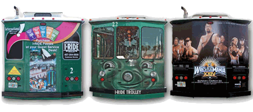 Shadow Graphics Vehicle Wraps Orlando Trolley ADs and Wraps